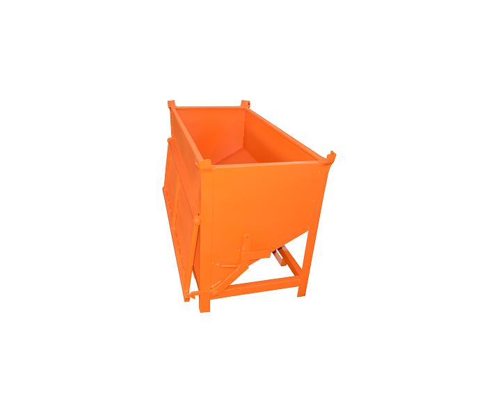 container autodescarcare metalic