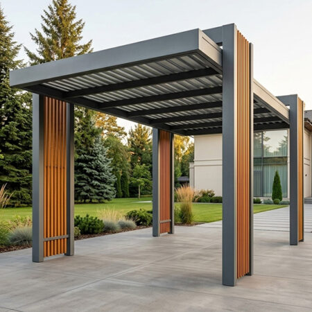 Copertina parcare Carport AVS10