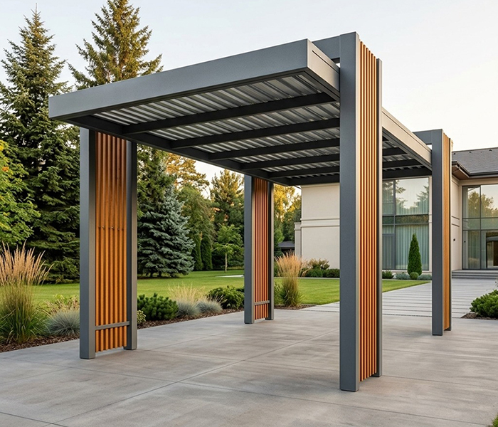 Copertina parcare Carport AVS10