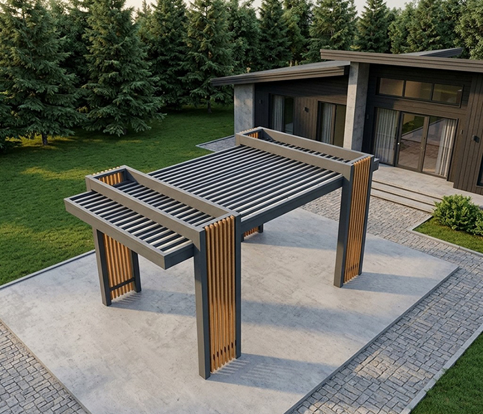 Copertine parcare auto AVS11 - imagine 2