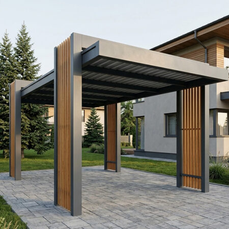 Copertine parcare auto AVS11